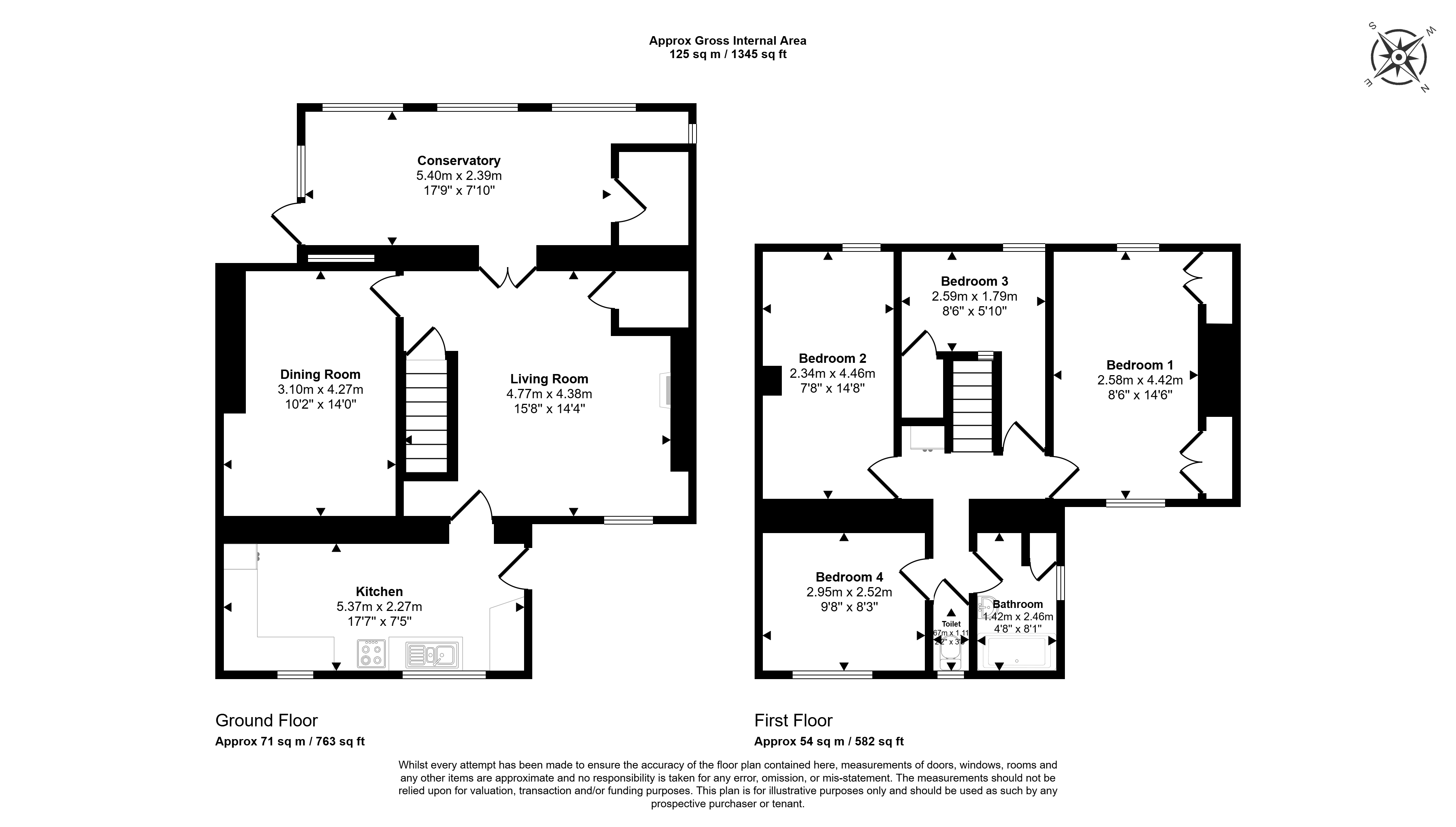 Upper Austby Farmhouse, 1, Langbar, North Yorkshire floorplan