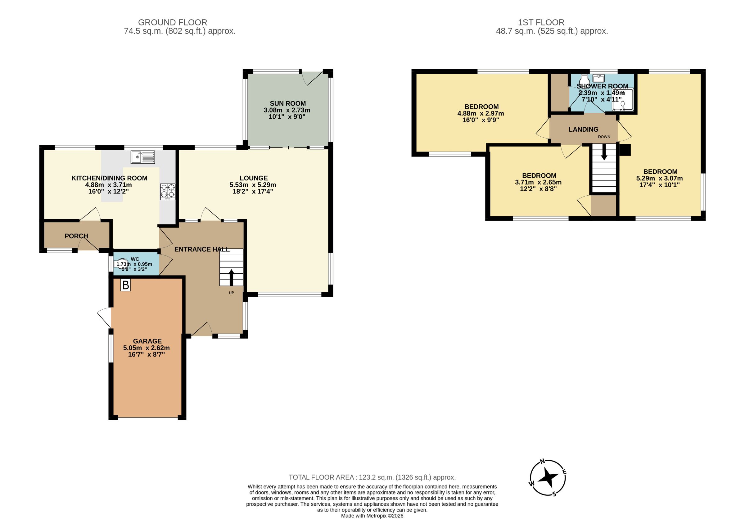 186 Southfield Avenue, Paignton floorplan