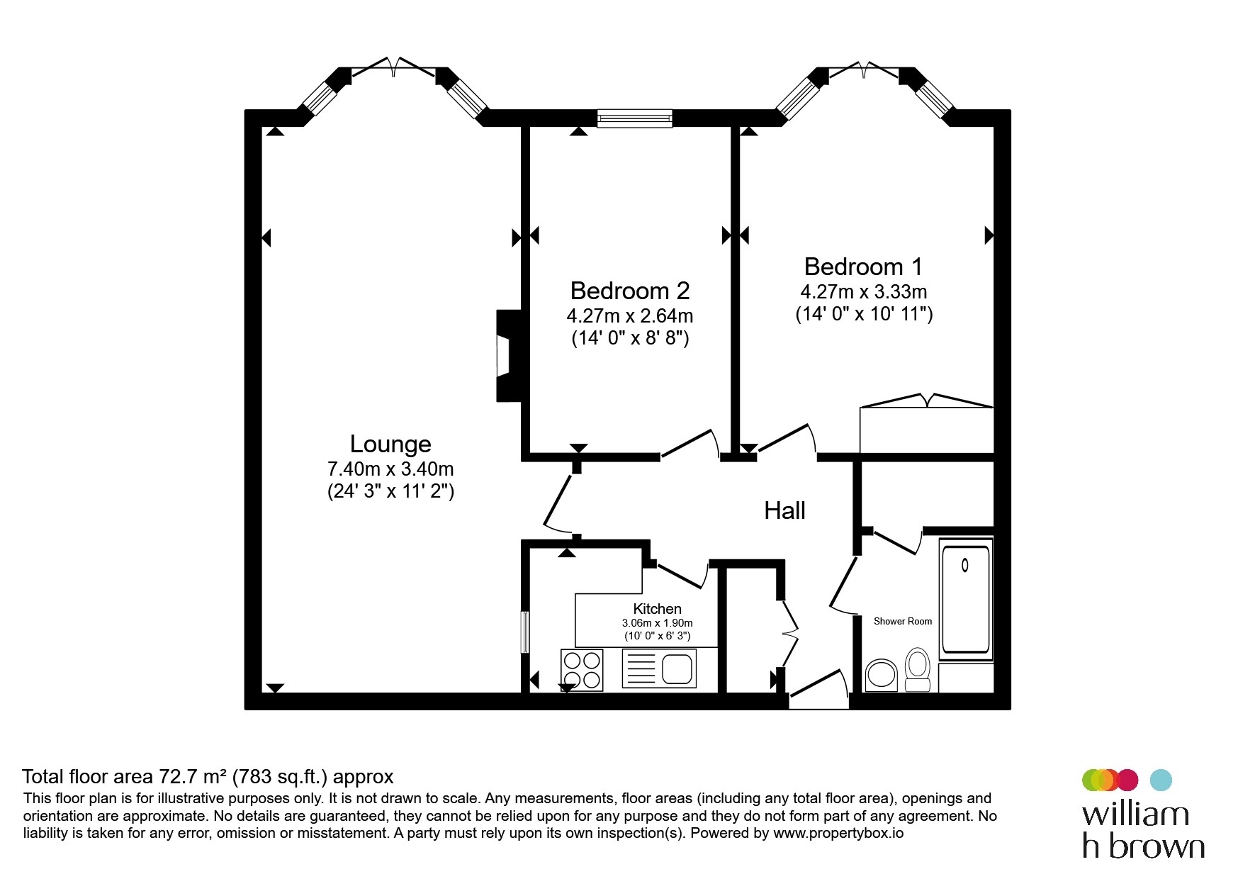 1, Fairland Court, Fairland Street, Wymondham floorplan