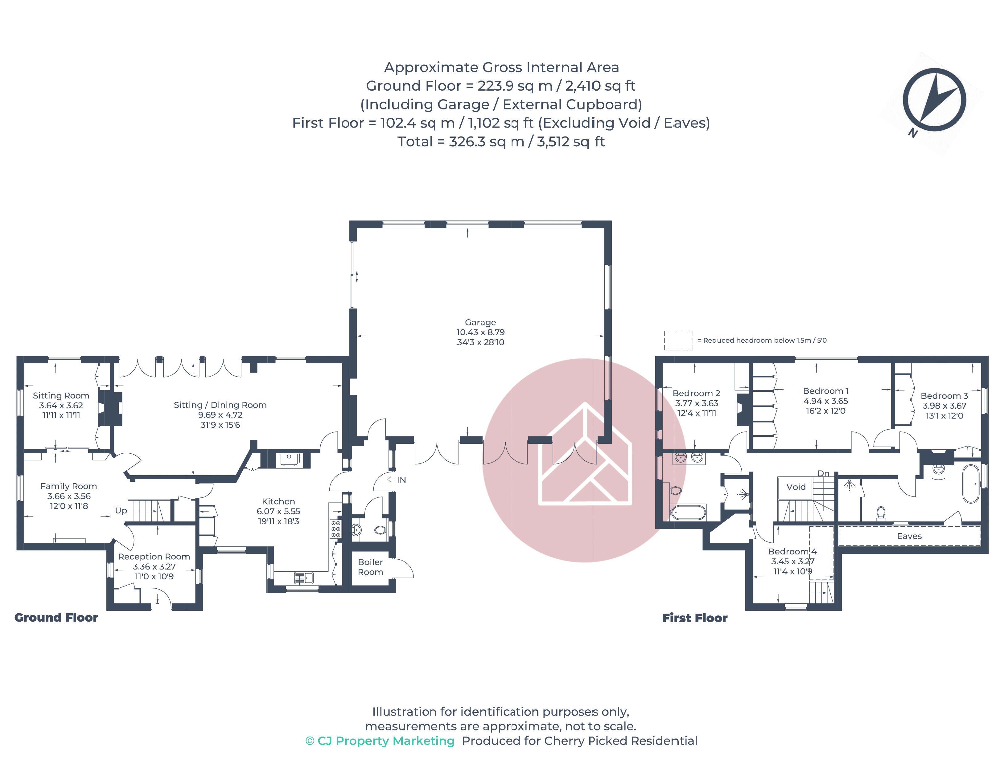 Bagley Wood Road, Oxford floorplan