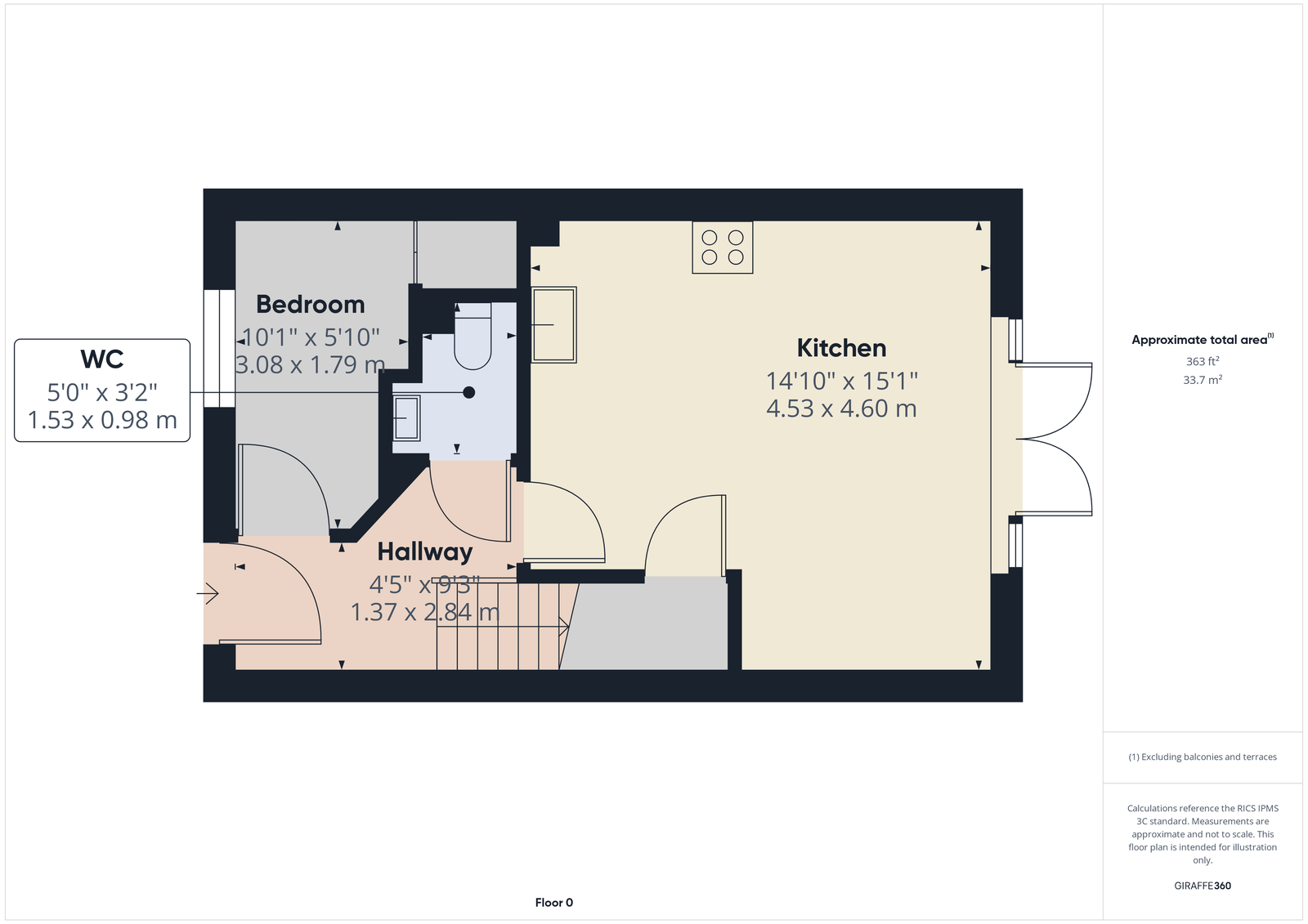 9, Waddeton Road, Paignton floorplan