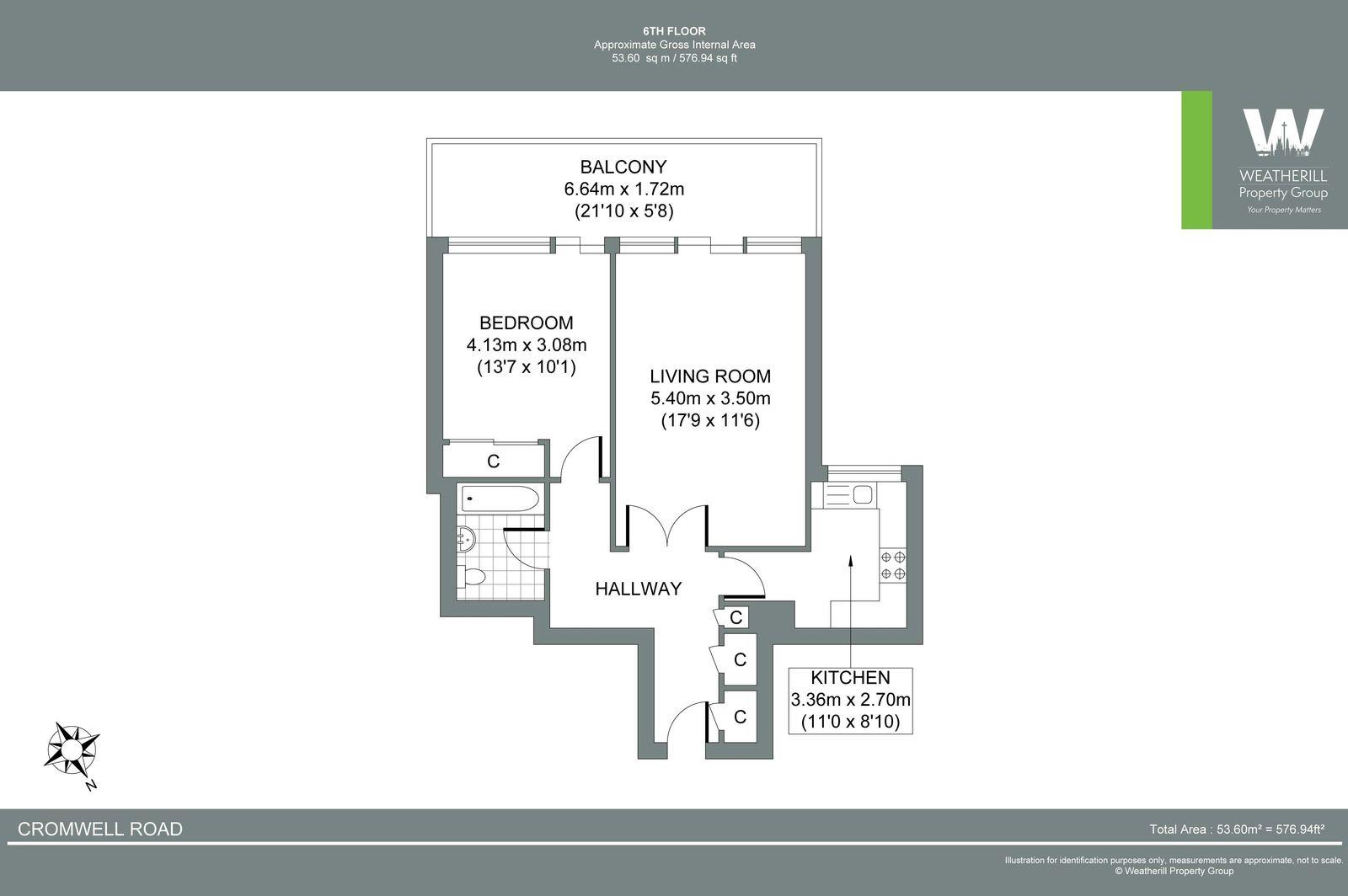 Cromwell Road, Hove floorplan