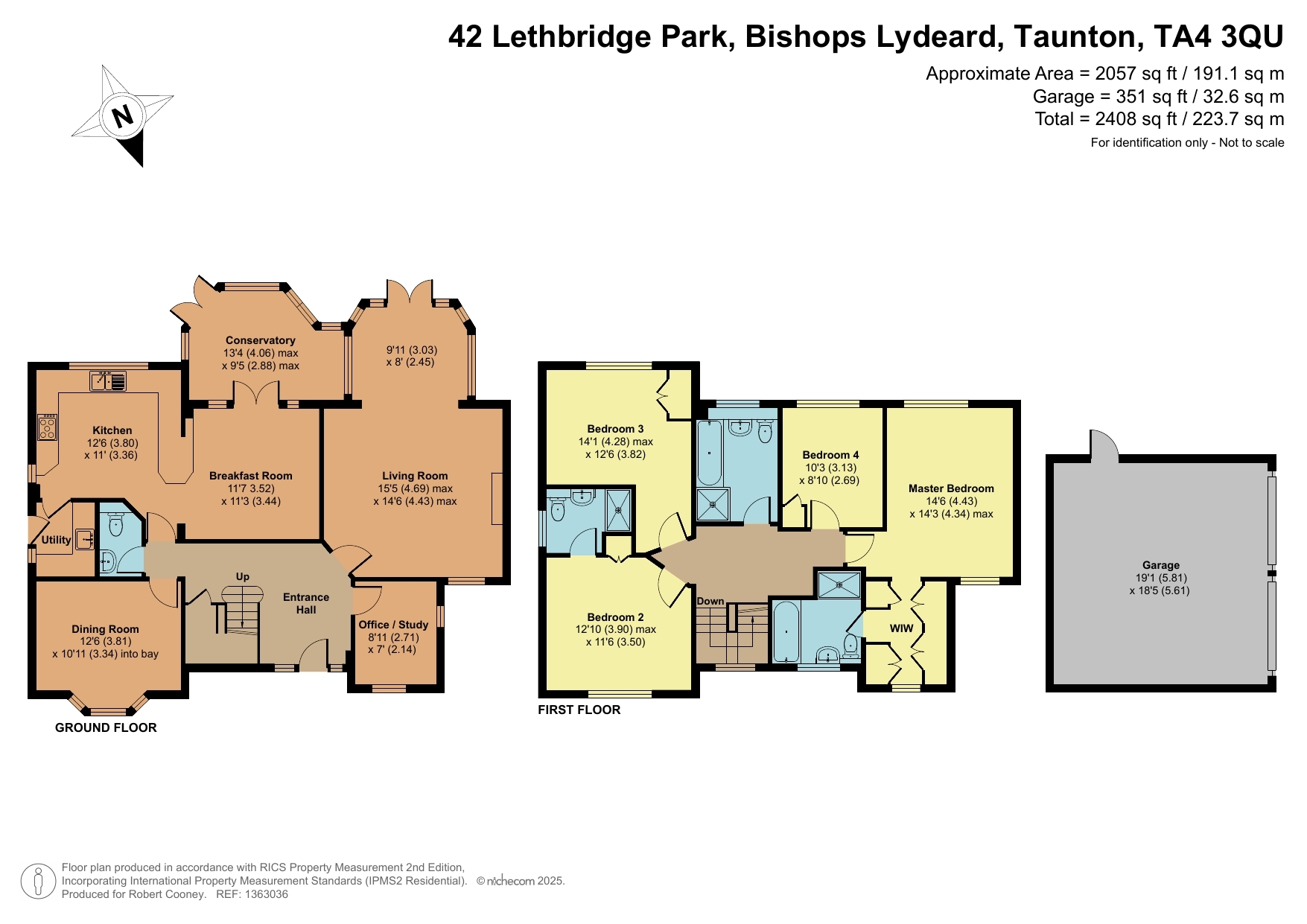 42 Lethbridge Park, Taunton floorplan
