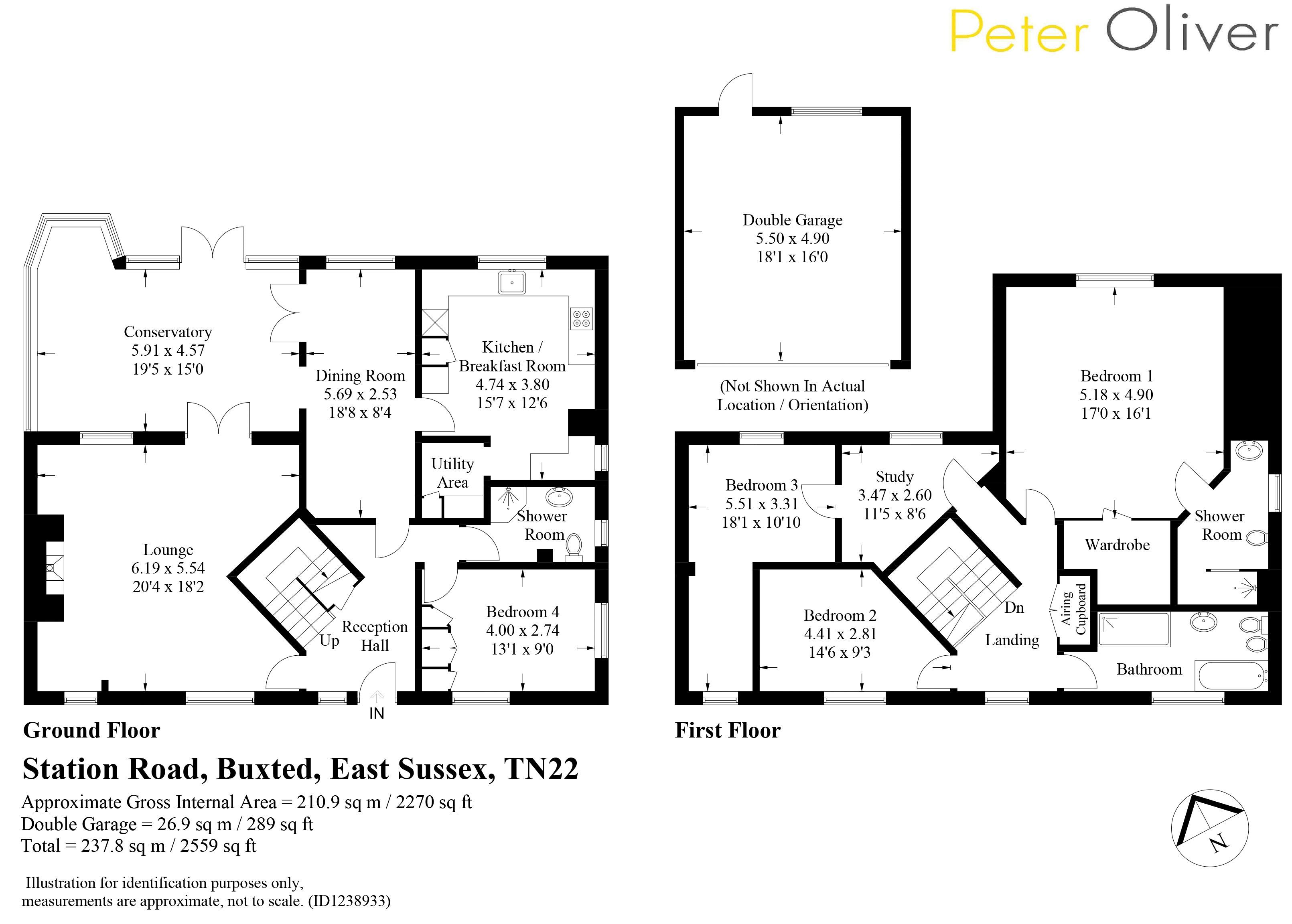 Anderida, Station Road, Buxted floorplan