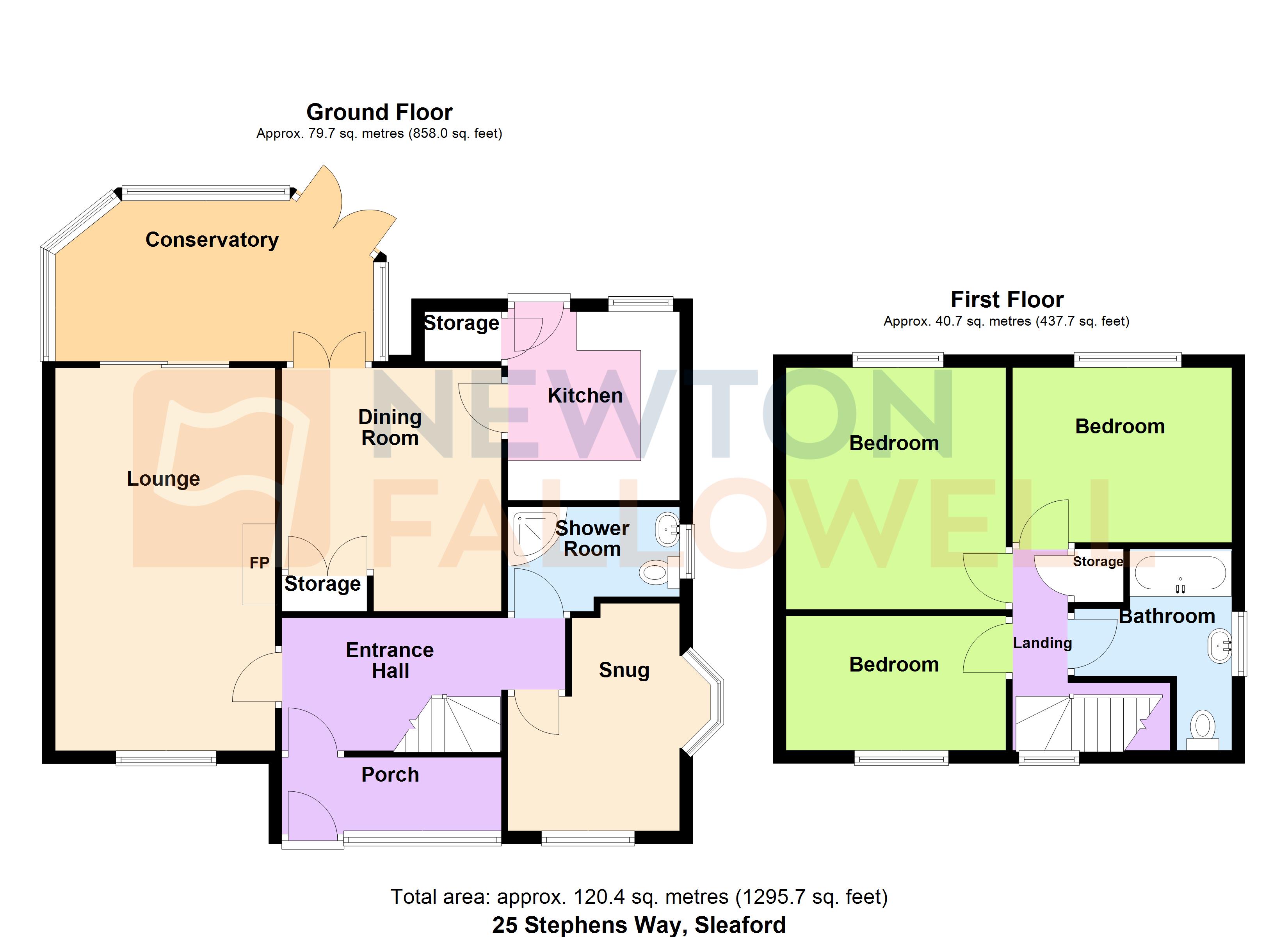 25, Stephens Way, Sleaford floorplan