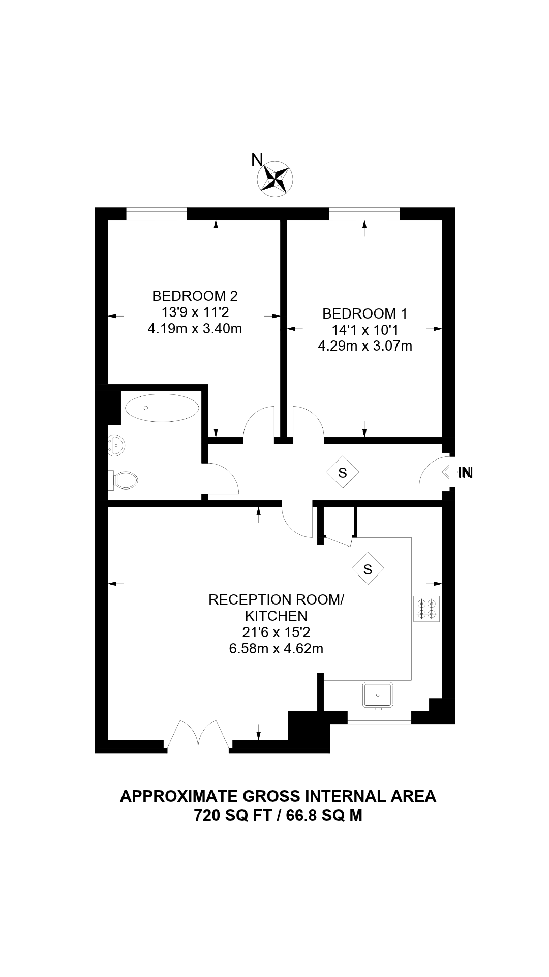 Victoria Gate - Second Floor, Northampton, Northampton floorplan