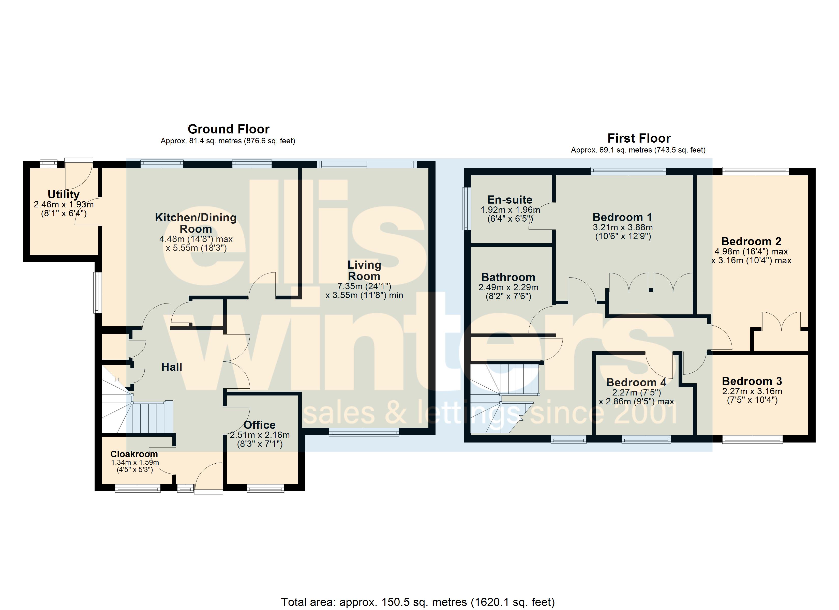 1, Lawrence Road, Huntingdon floorplan