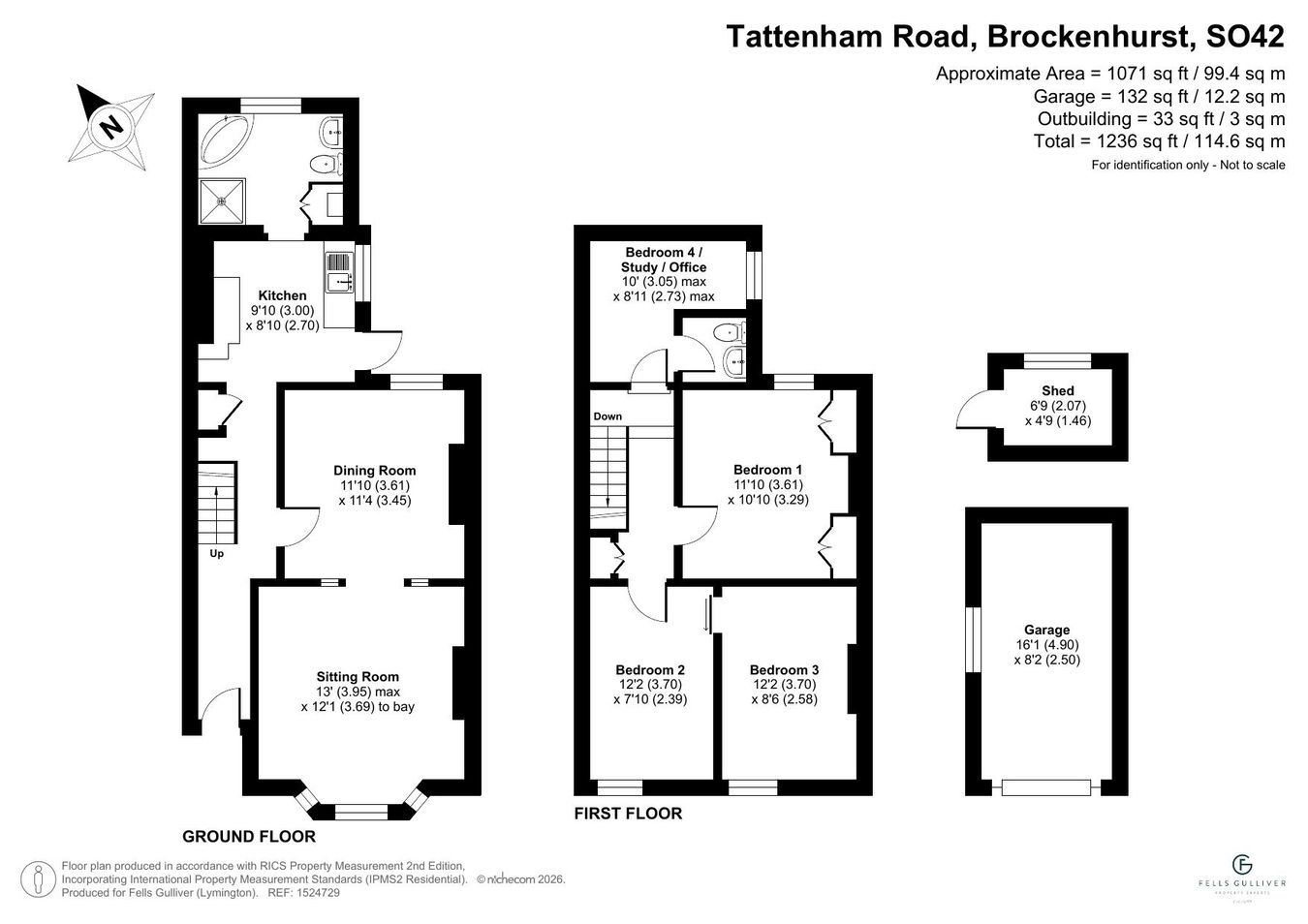 2, Tattenham Road, Brockenhurst floorplan