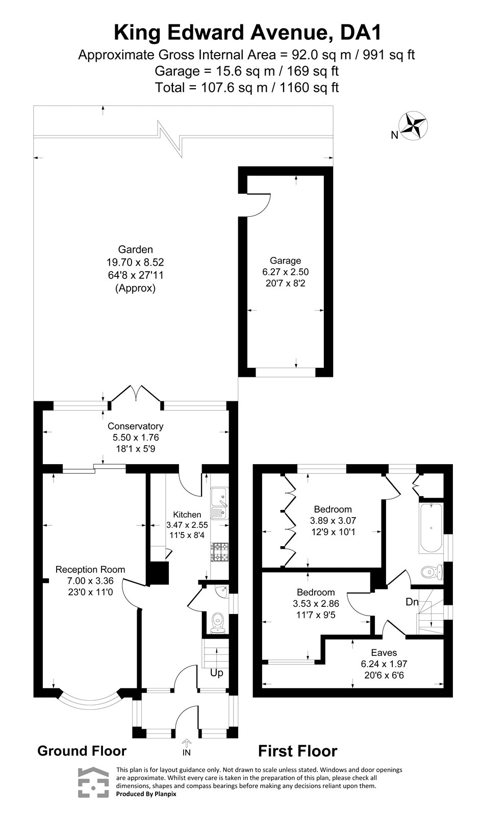44, King Edward Avenue, Kent floorplan