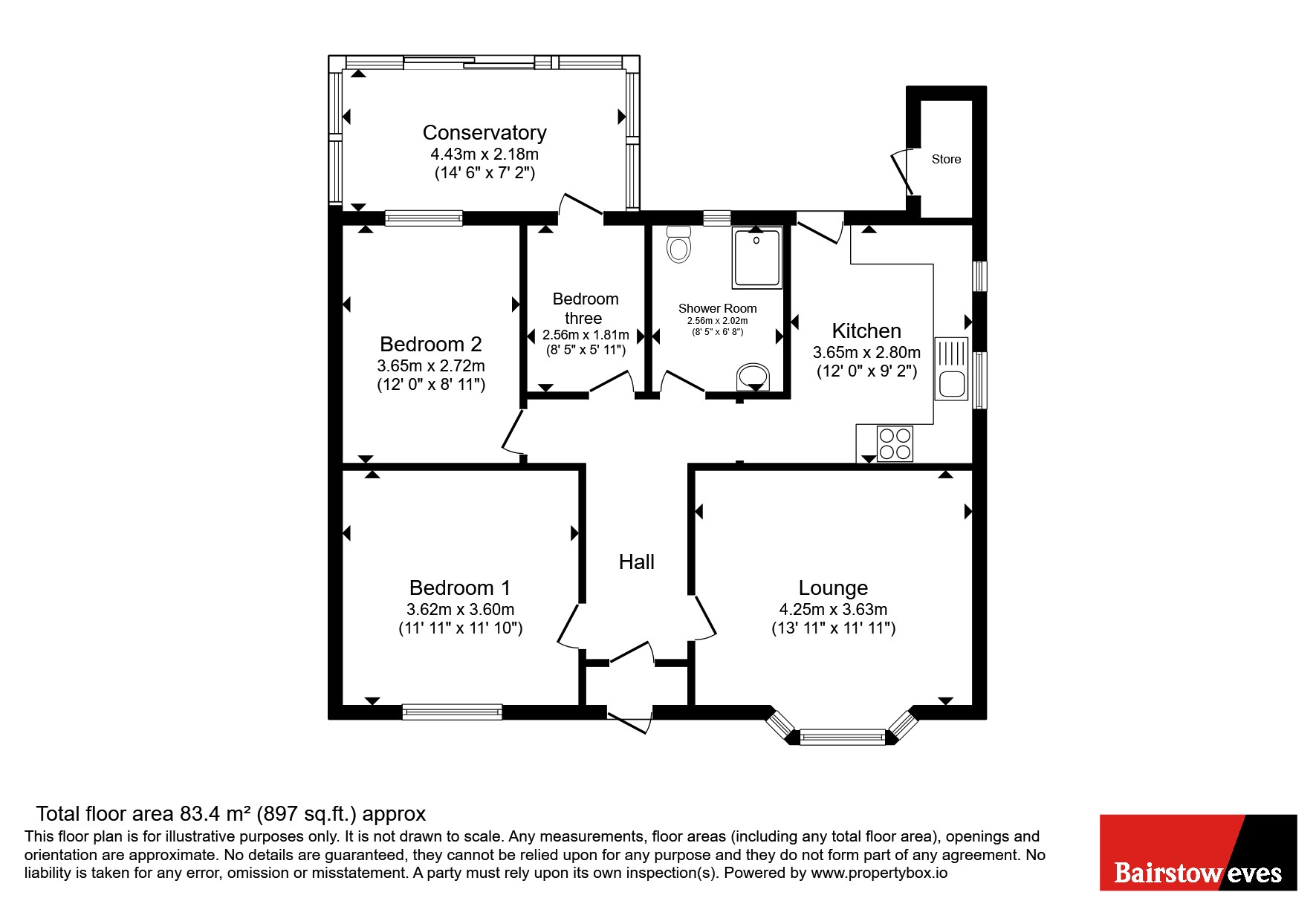 84, Park Hall Road, Mansfield floorplan
