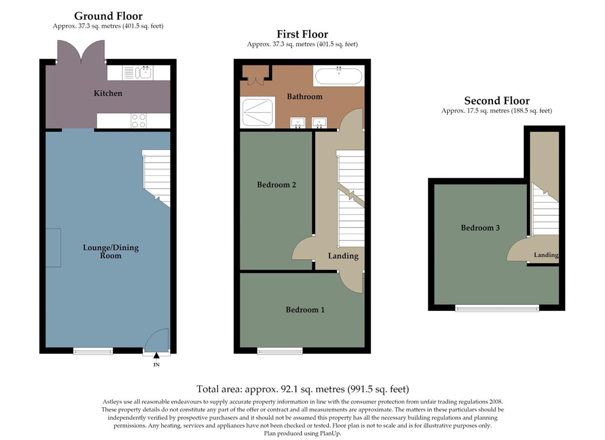 3, Windsor Place, Swansea floorplan