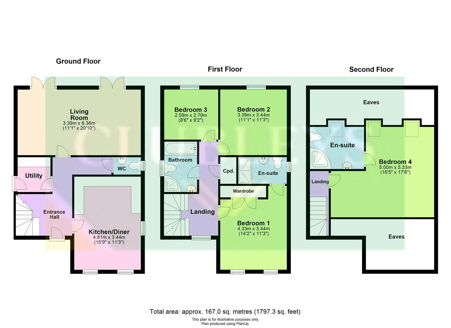 Plot 21, The Lund, Clifford Park, Market Weighton floorplan