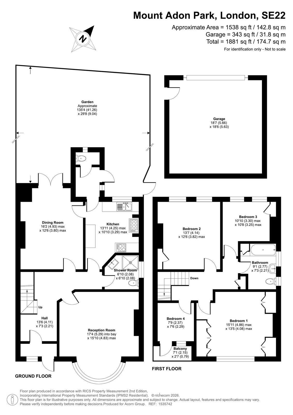 Mount Adon Park, London floorplan