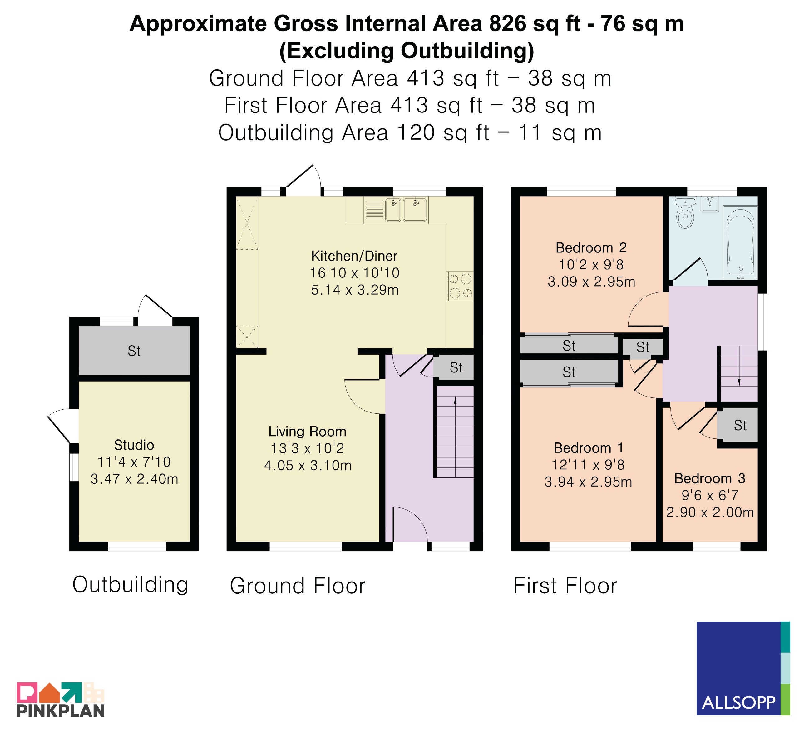 59, Alzey Gardens, Harpenden floorplan