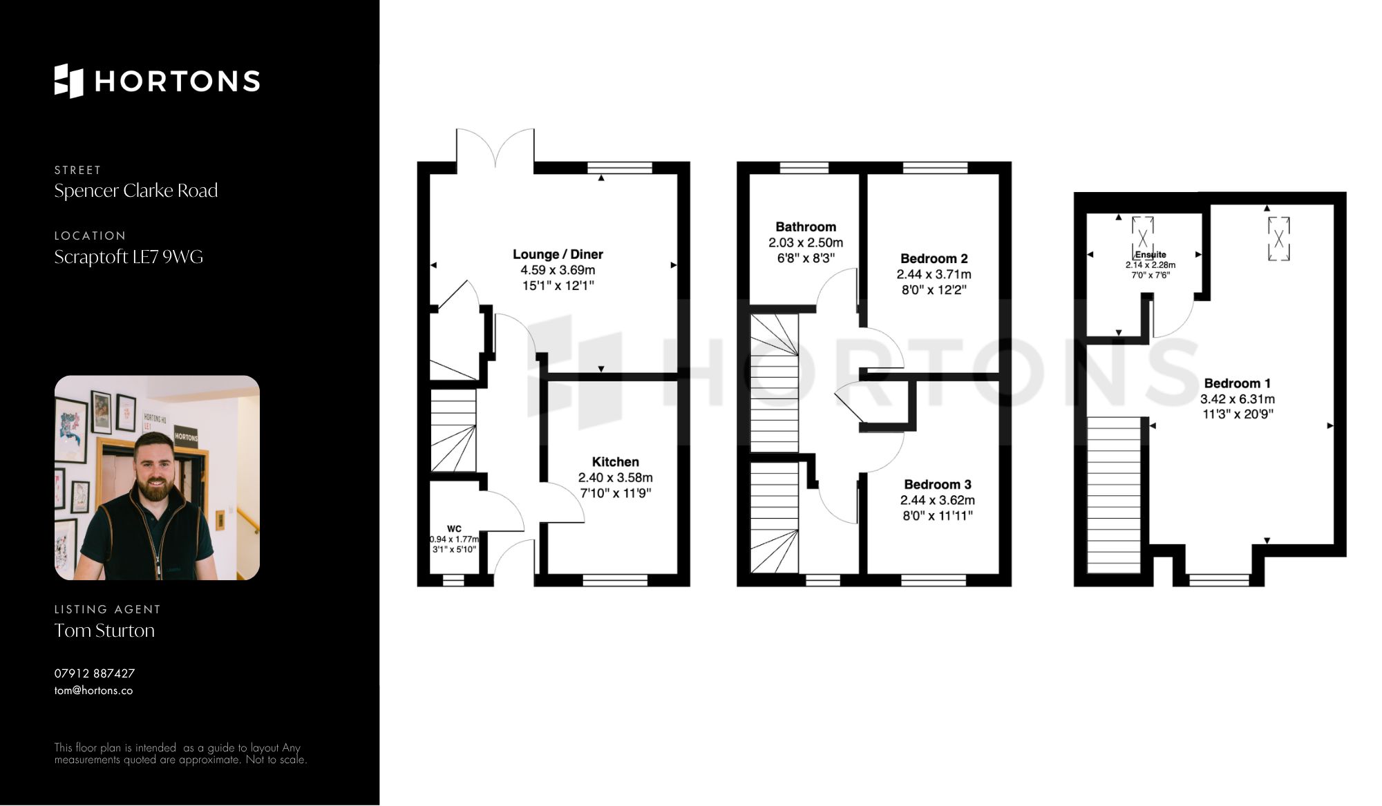 9 Spencer Clarke Road, Leicester floorplan