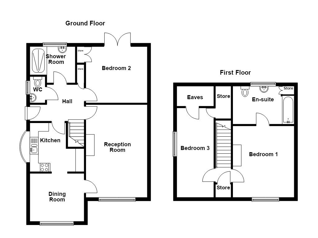 12, Bryers Croft, Wilpshire floorplan