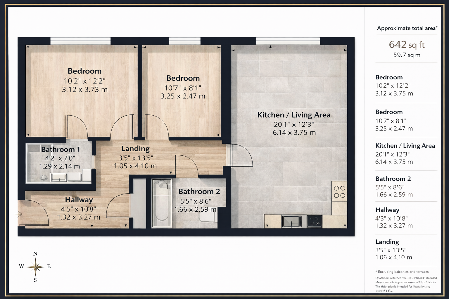7, Regent House, Strood floorplan