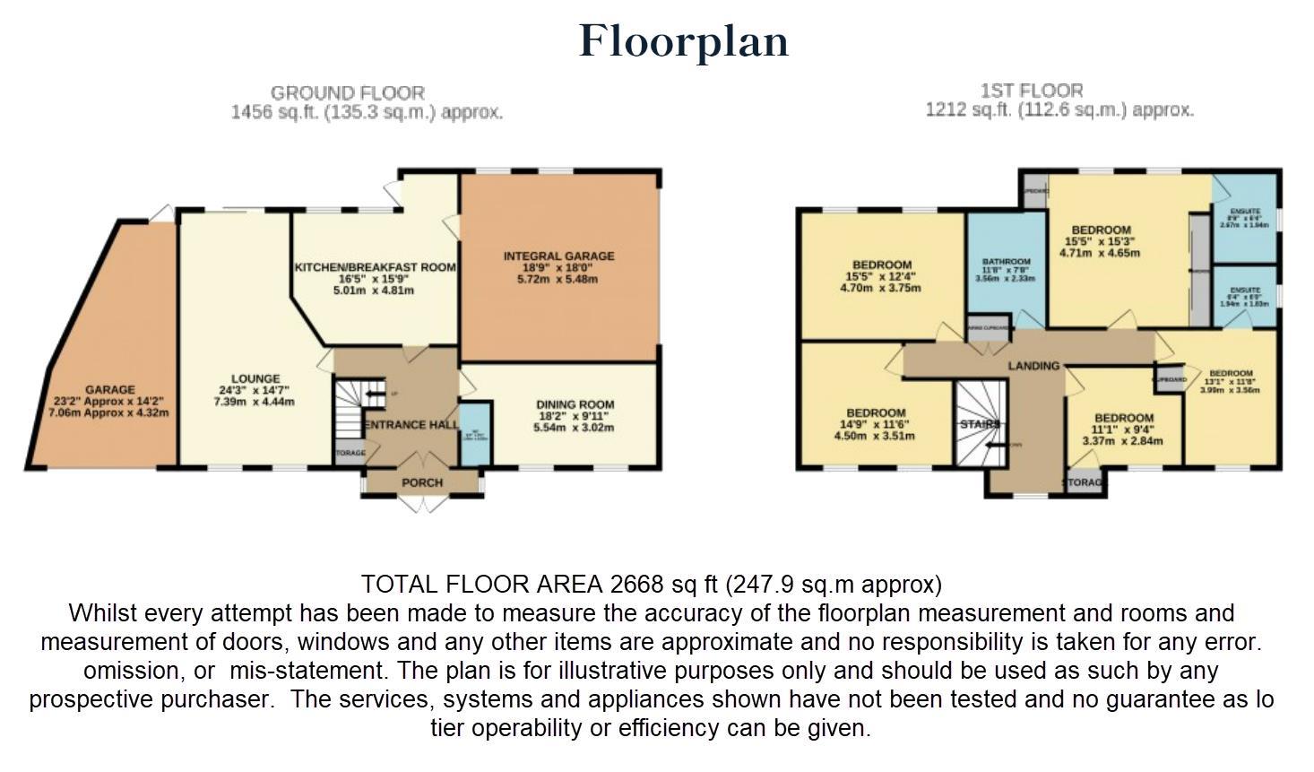 6, Hayton Close, Luton floorplan