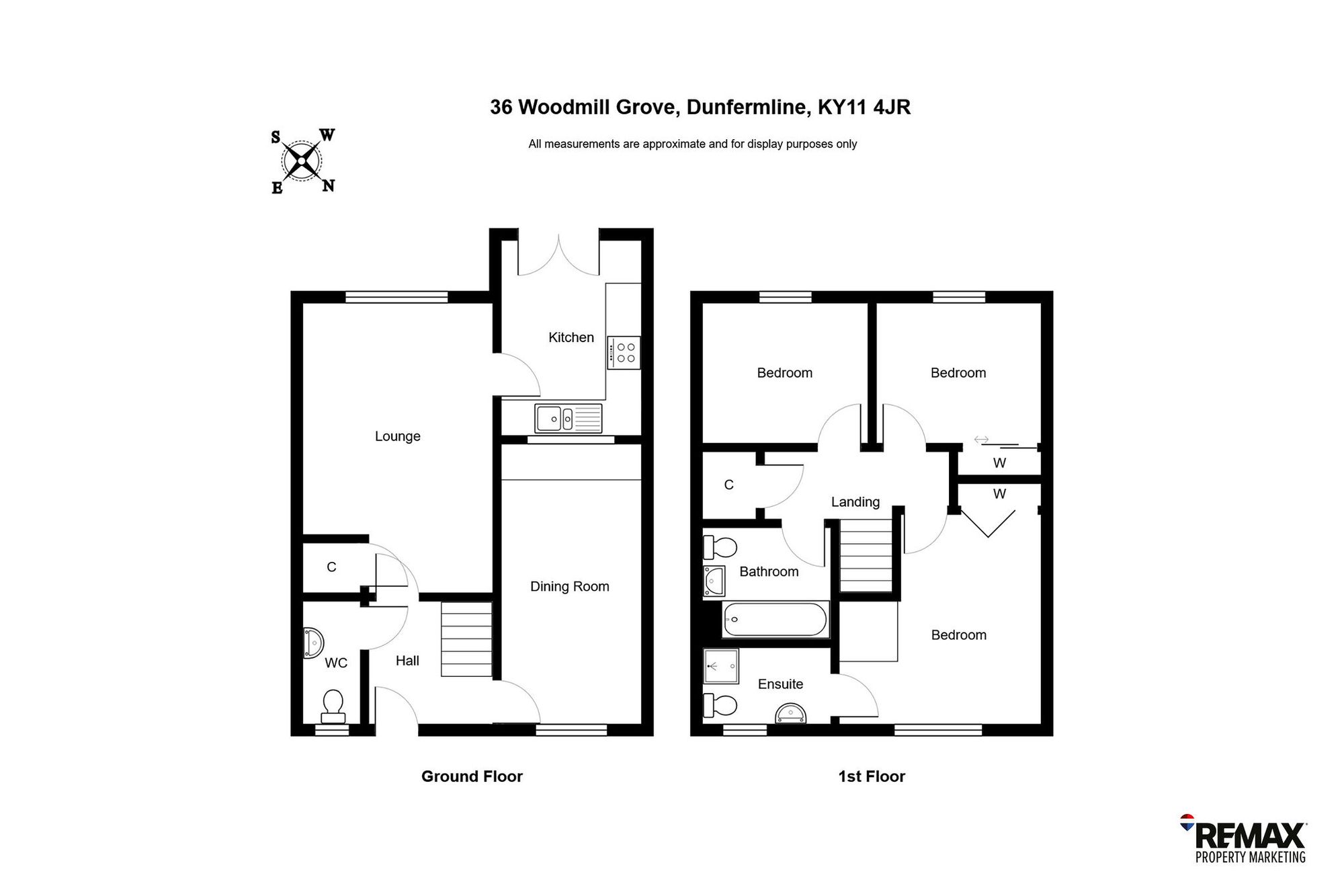 36 Woodmill Grove, Dunfermline floorplan