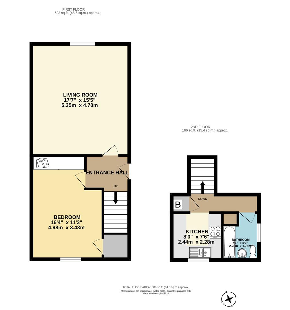 Oak Road, Didsbury, Manchester M20, 1 bedroom flat for sale 68418378