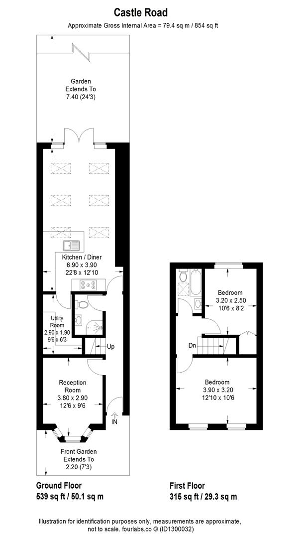 77, Castle Road, Isleworth floorplan