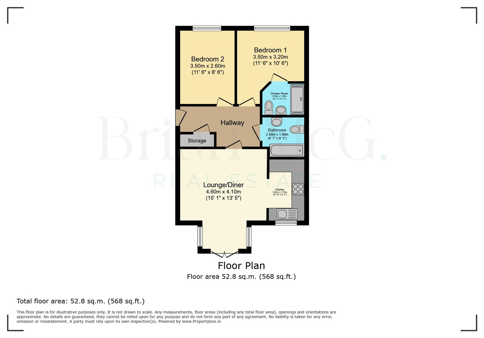 20, Kirkistown Close, Rugby floorplan