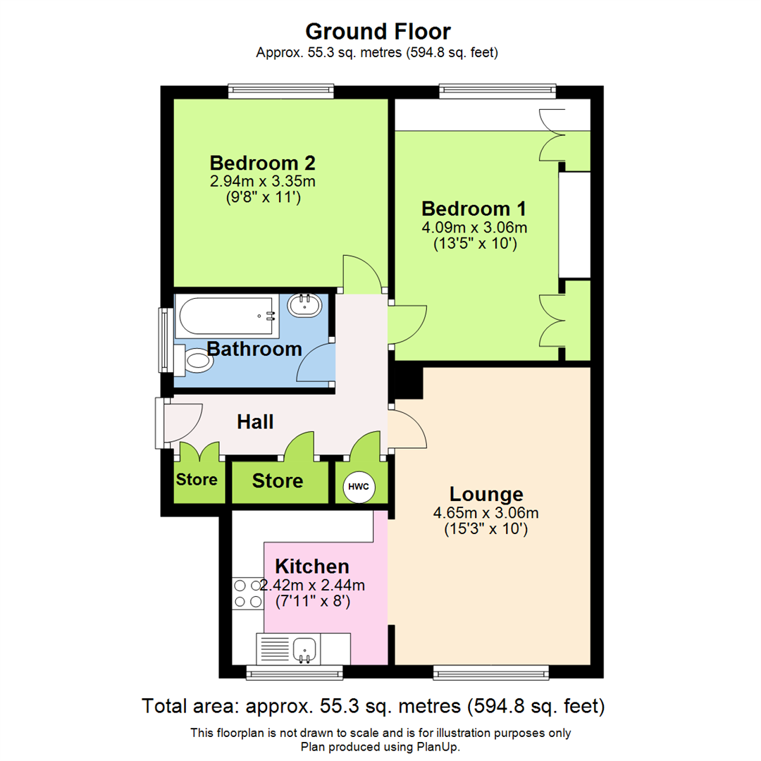 17, Vicarage Close, West Midlands floorplan