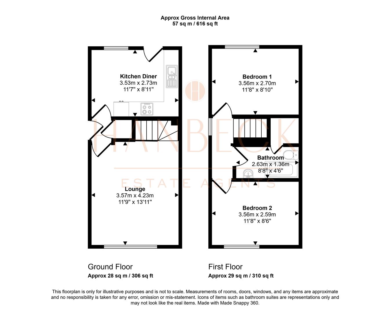 73, Maplewood Avenue, Hull floorplan