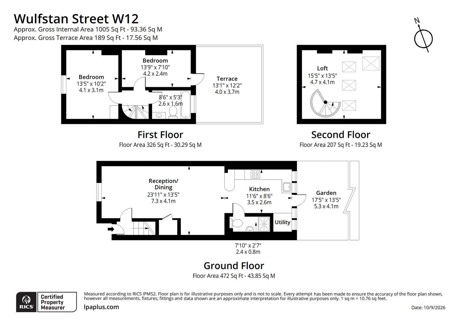 144, Wulfstan Street, Shepherds Bush floorplan