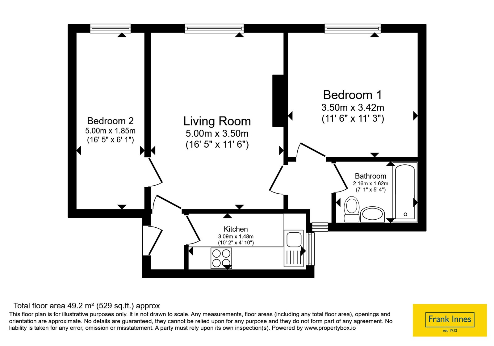 6 Rushworth Court,, Loughborough Road, Nottinghamshire floorplan