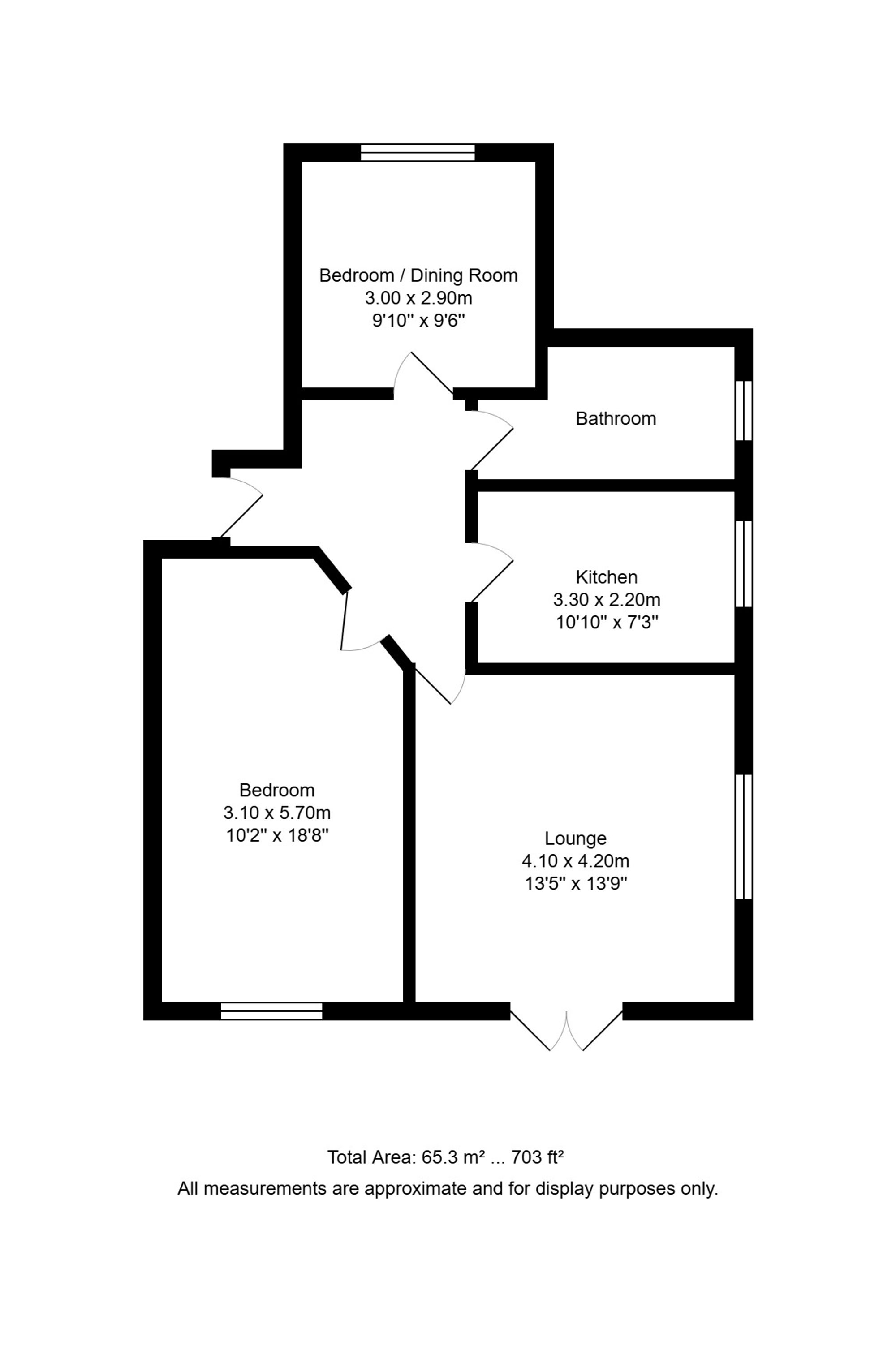 Flat 3, Westbridge, Liverpool floorplan