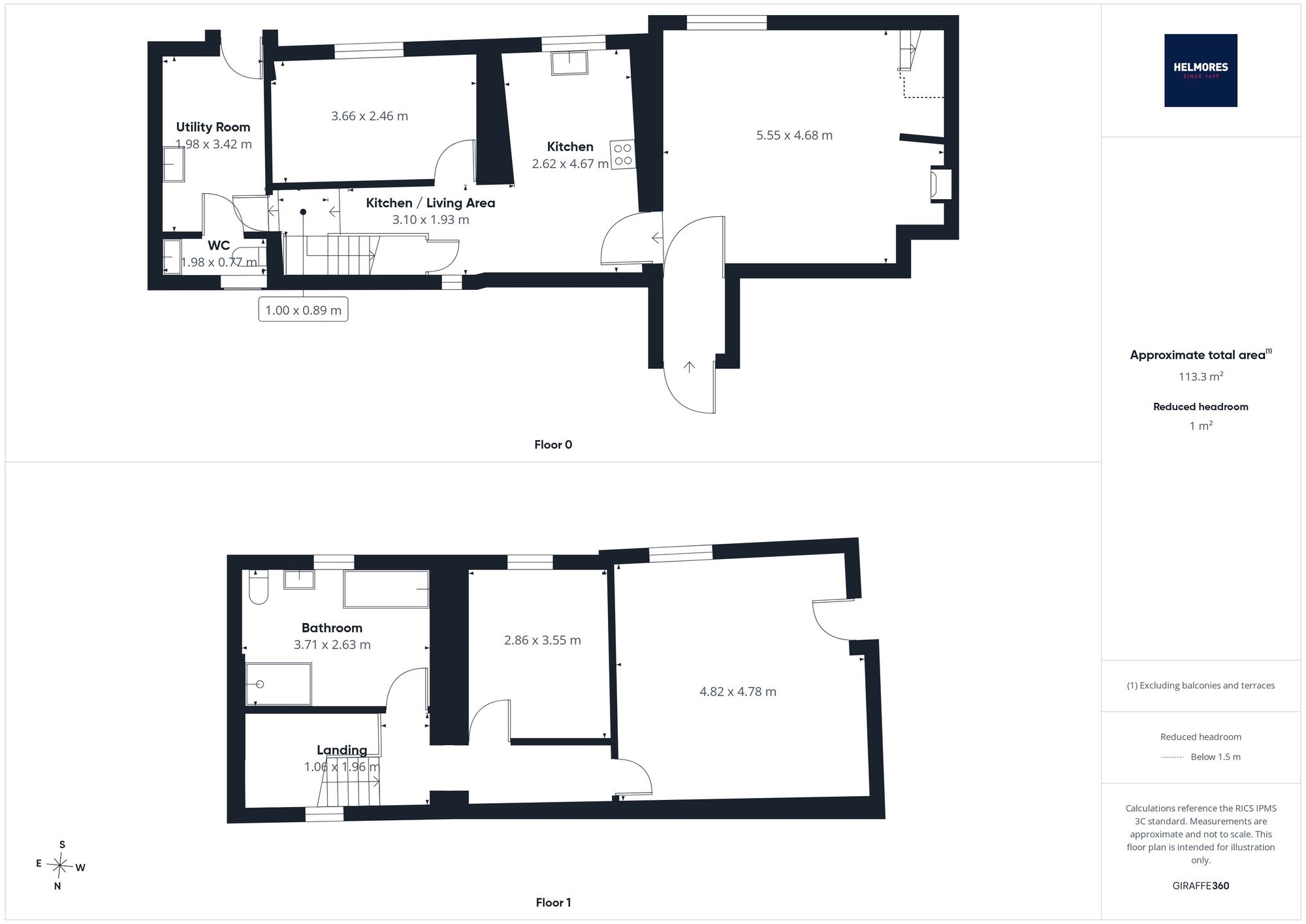 2 St. Cherries, Crediton floorplan