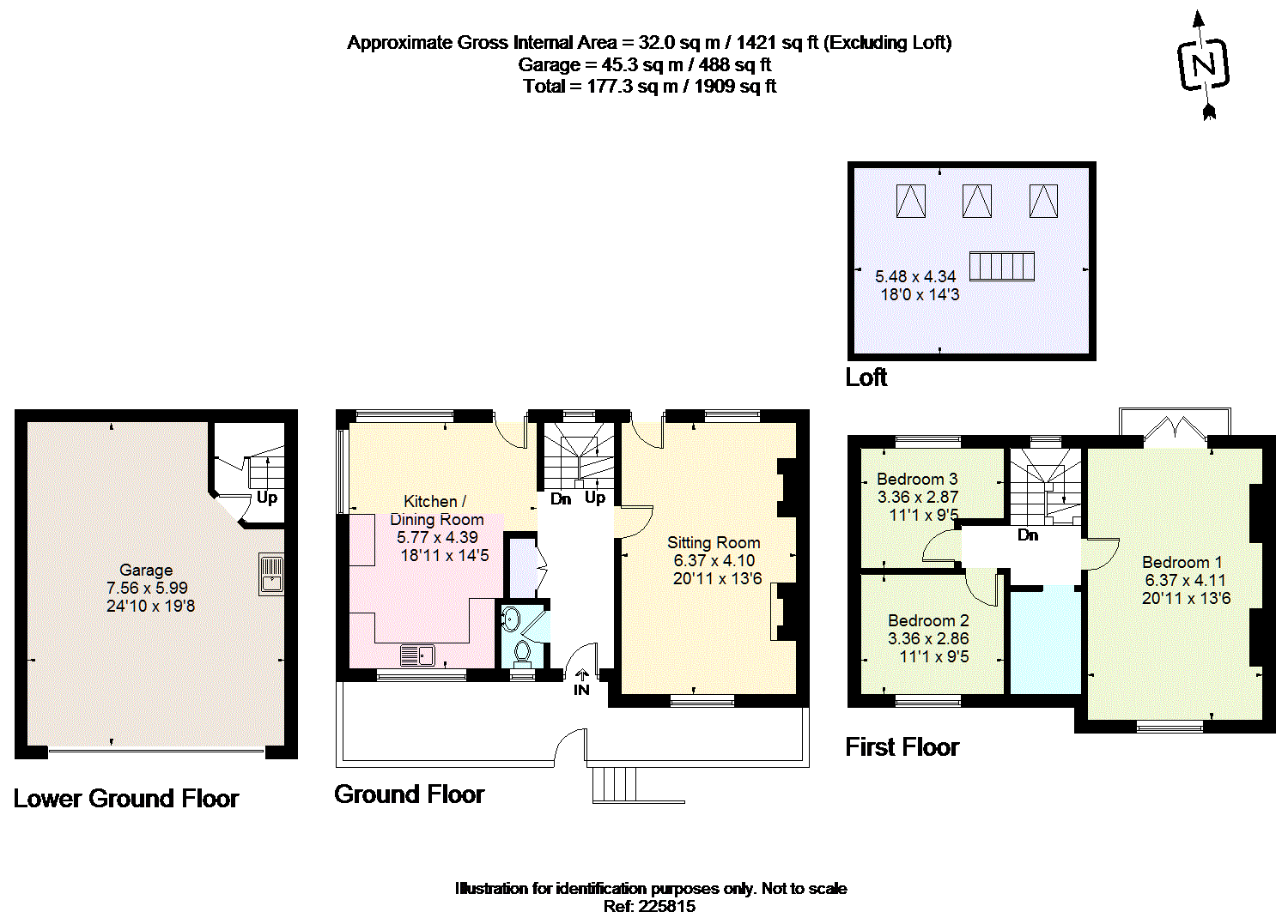 3 Bedrooms Semi-detached house for sale in Jumps Road, Churt, Farnham, Surrey GU10