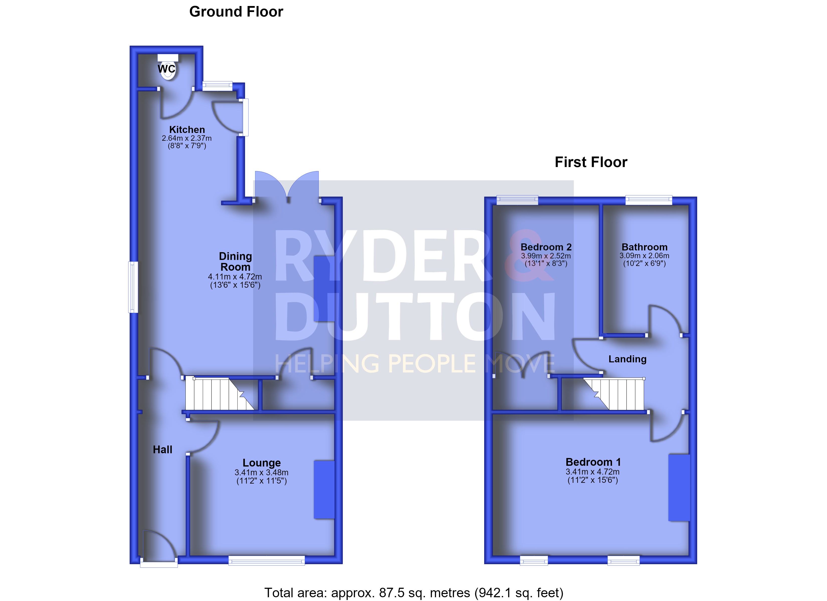 12, Hawthorn Road, Manchester floorplan