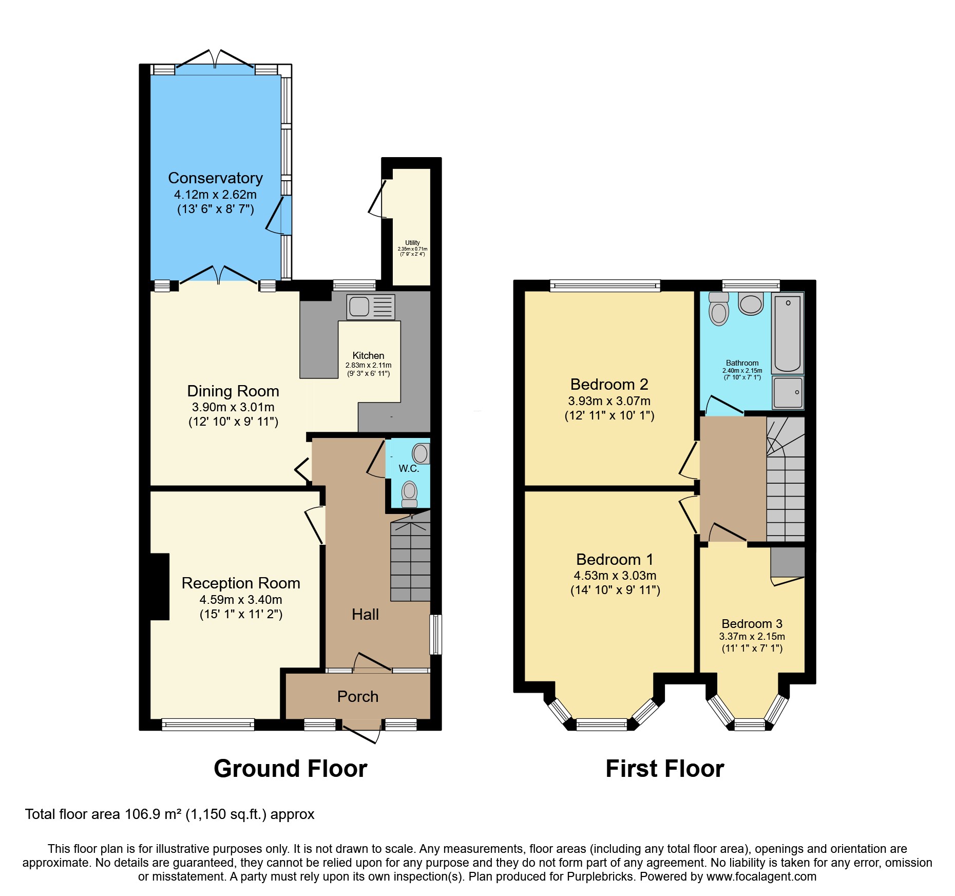 635, Davidson Road, Croydon floorplan