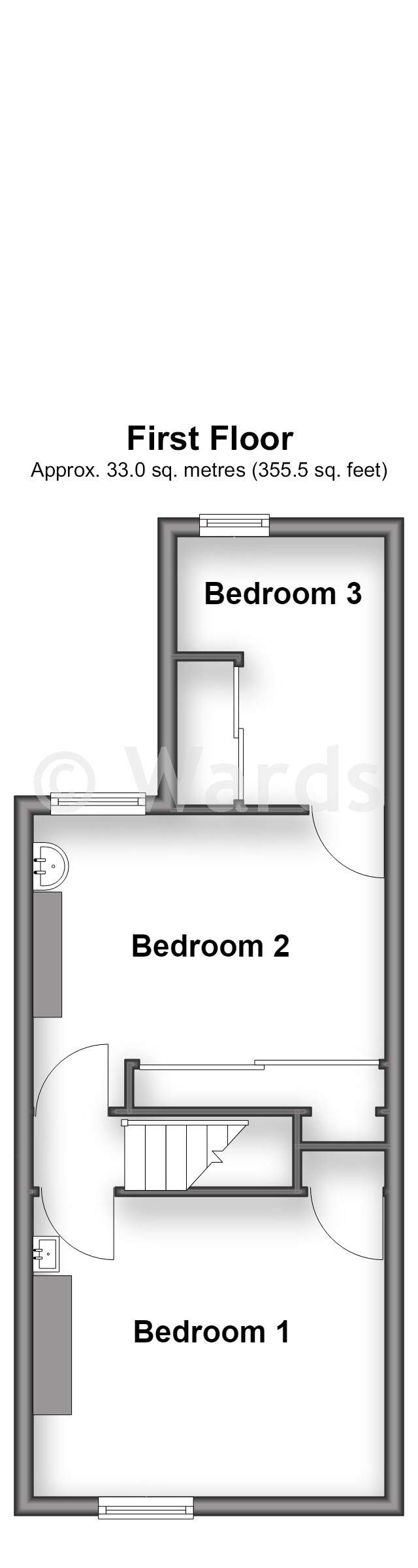 6, St. John's Road, Gillingham floorplan