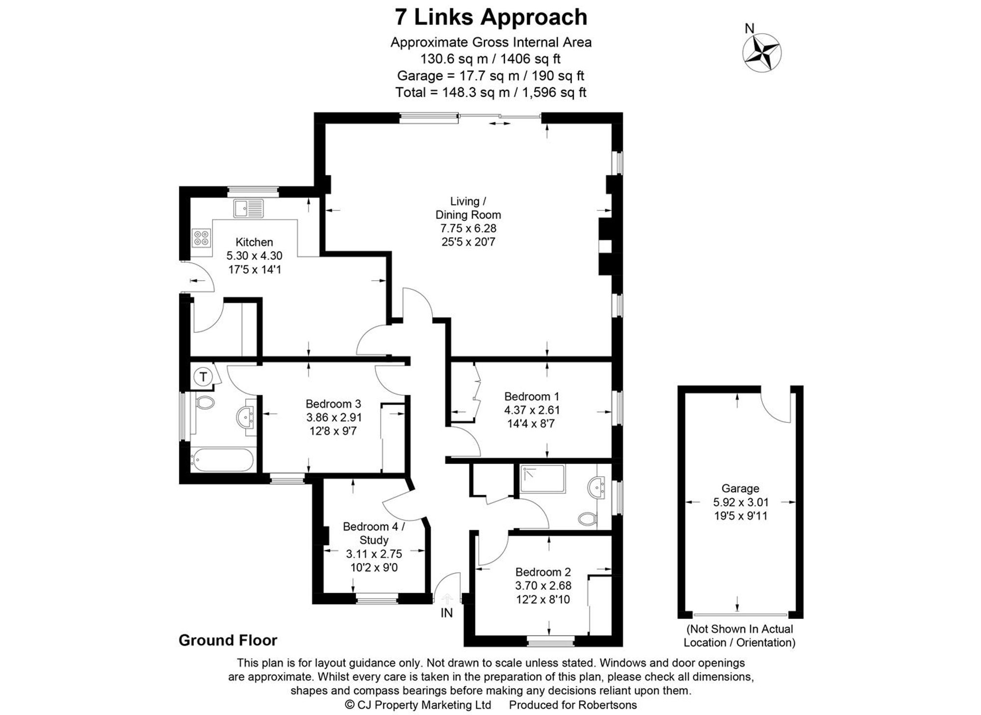 Links Approach, Flackwell Heath HP10, 4 bedroom detached bungalow for