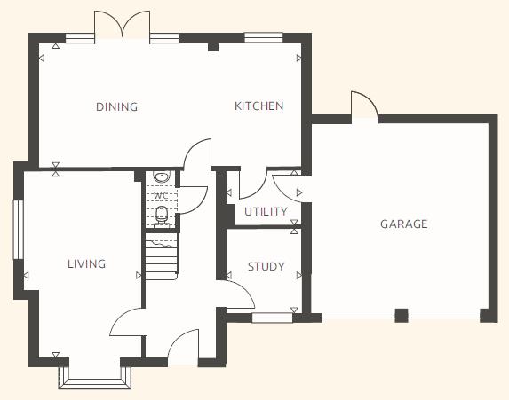 Plot 9, The Datchworth, Senuna Park, Station Road, Ashwell floorplan