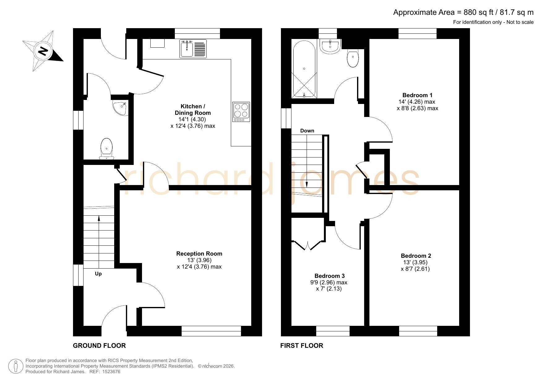 26, Crosstrees, Royal Wootton Bassett floorplan