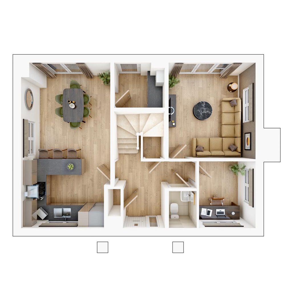 The Hanbury - Plot 26, Wisley Acres, Wisley Lane, Ockham floorplan