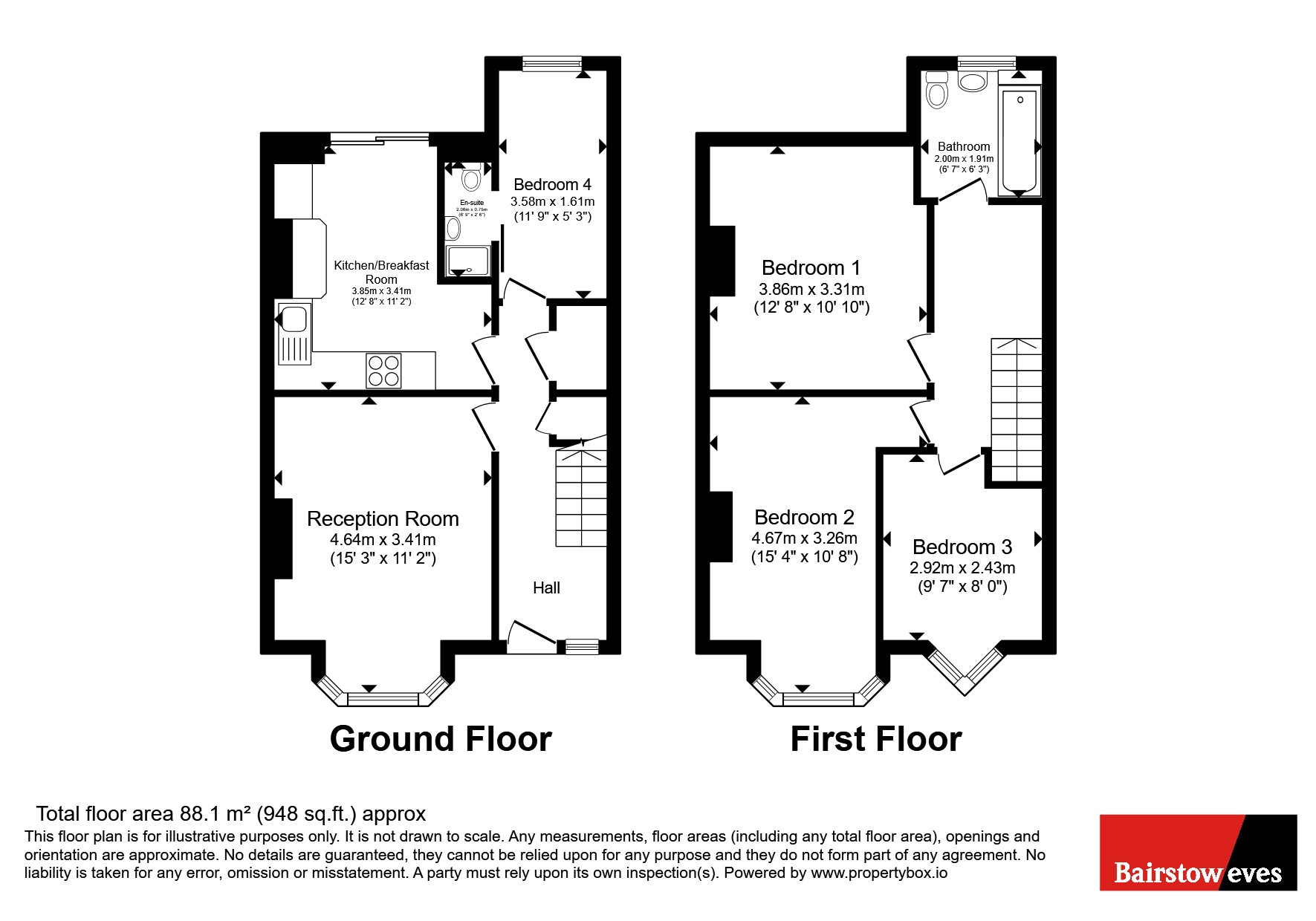 153, Northview Drive, Essex floorplan
