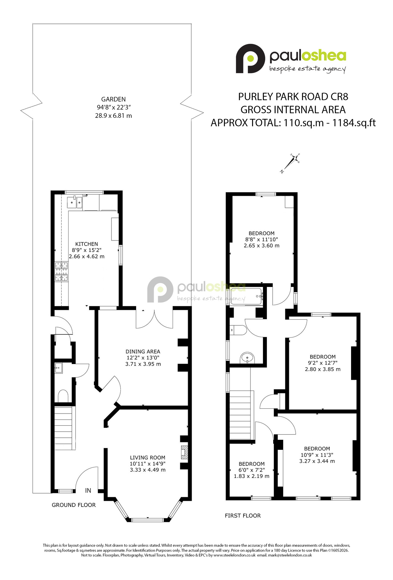 44 Purley Park Road, Purley floorplan