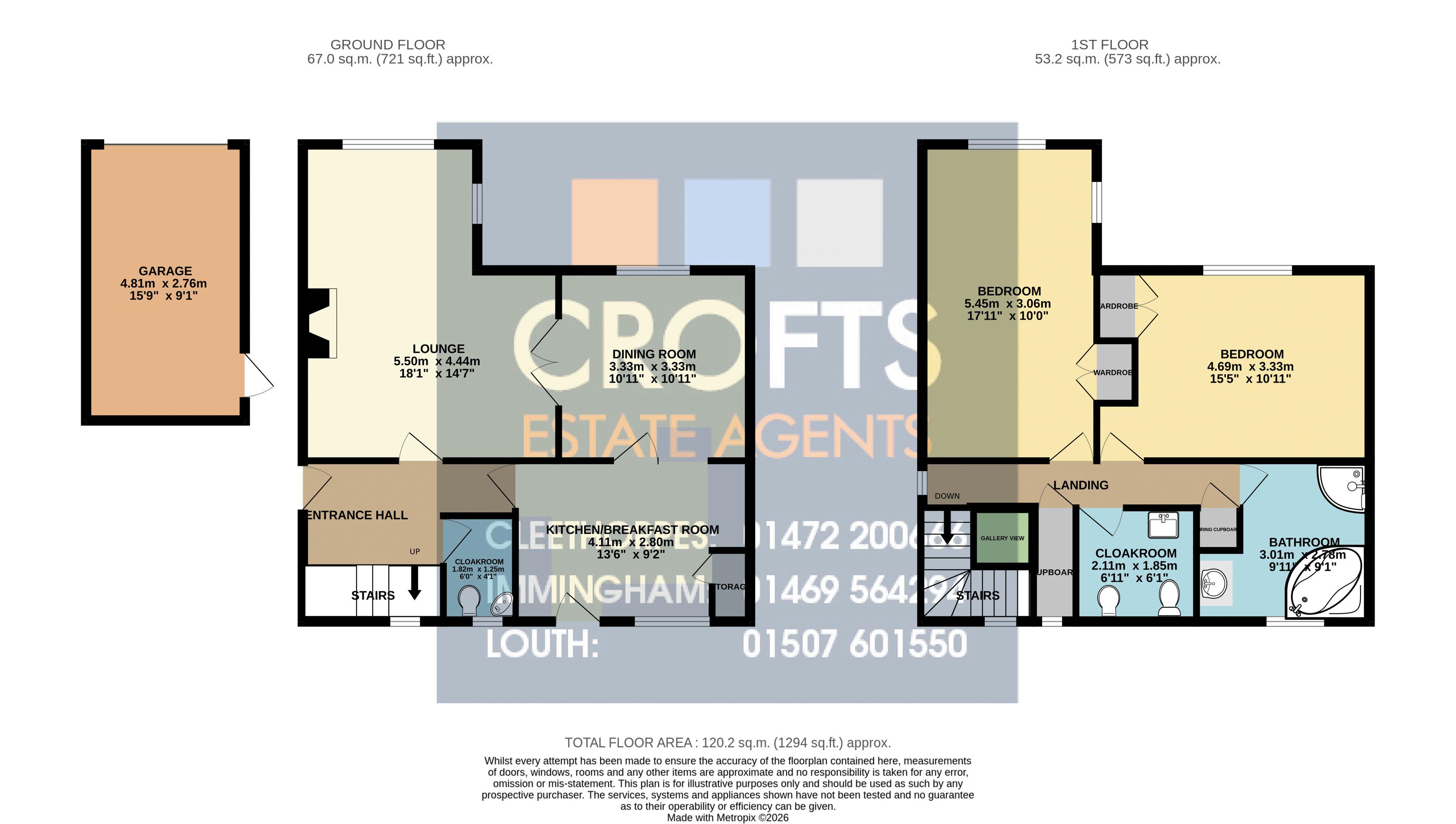 392, Seawall Lane, North Cotes floorplan