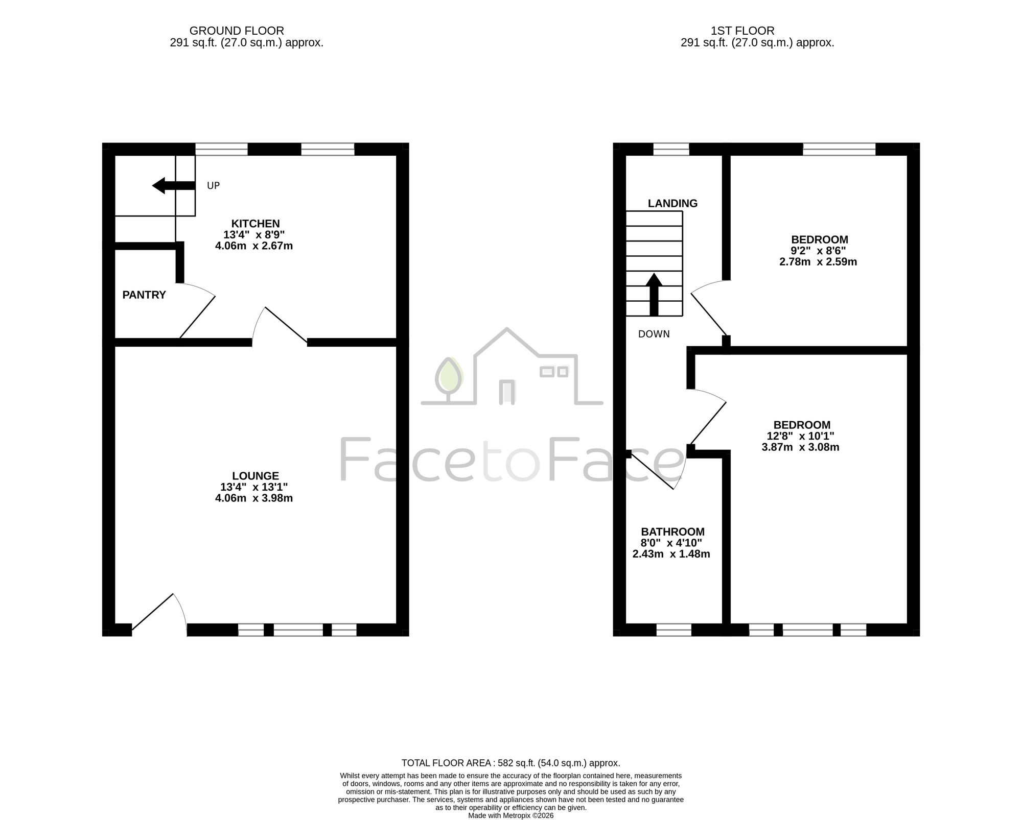 8 Bottomley Road, Todmorden floorplan