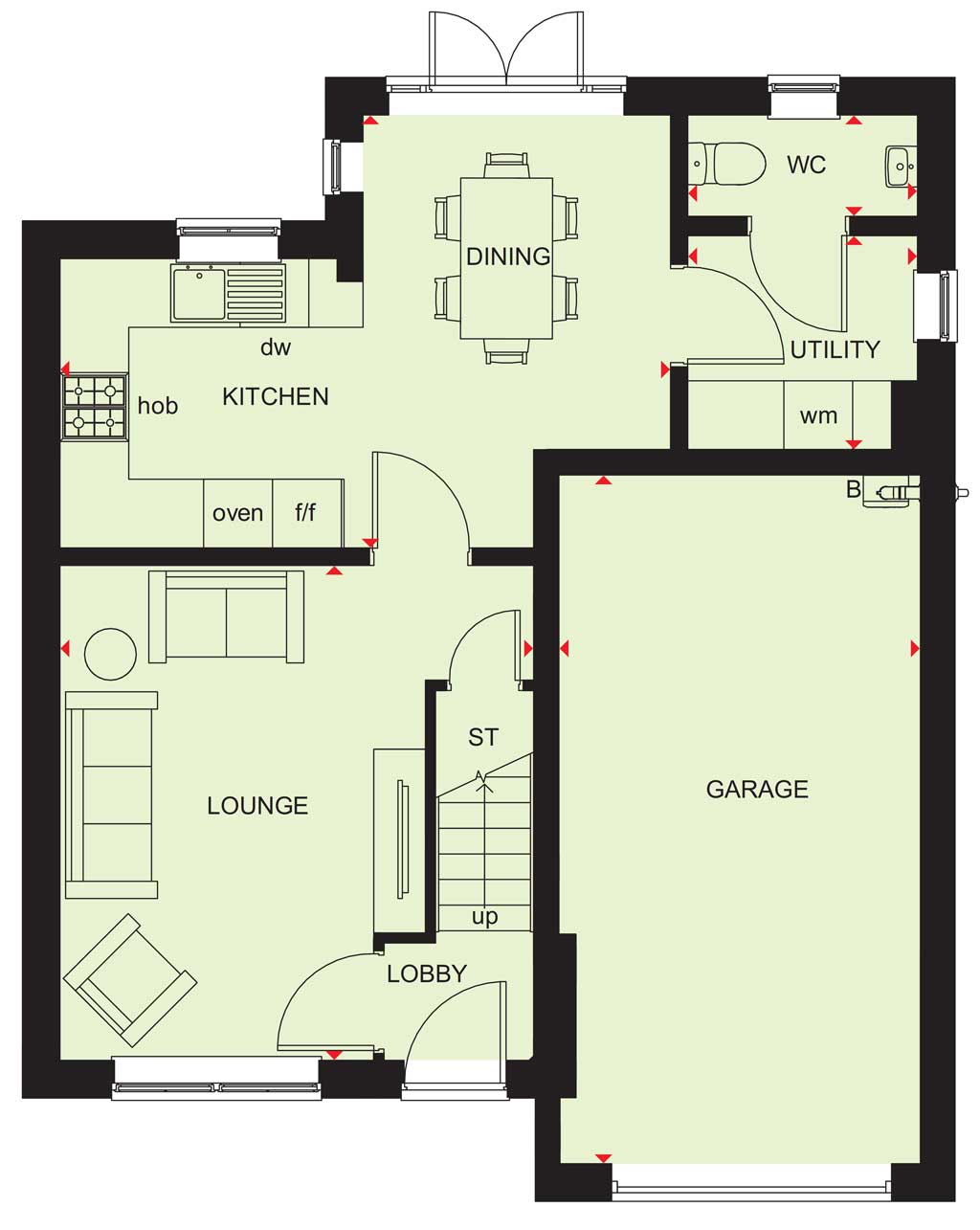 H925183, Off The Dunley Road, Stourport On Severn floorplan