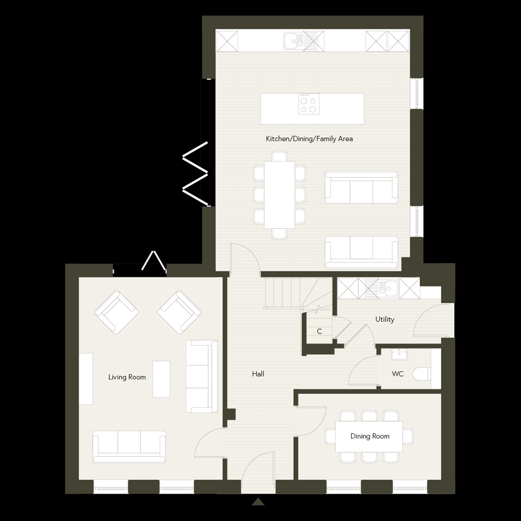 Plot 393, The Repton, Manningtree Park, Manningtree floorplan