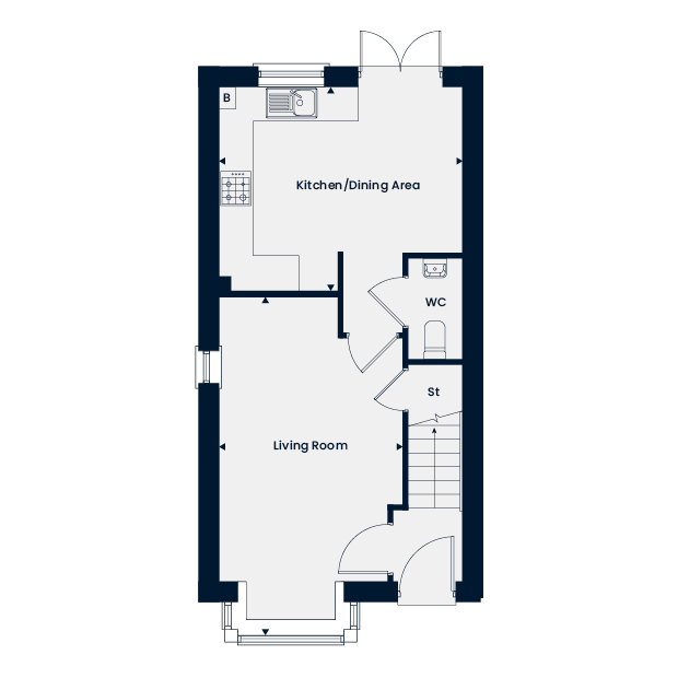 213, 1 Eagle Road, Hardingstone, Northampton floorplan