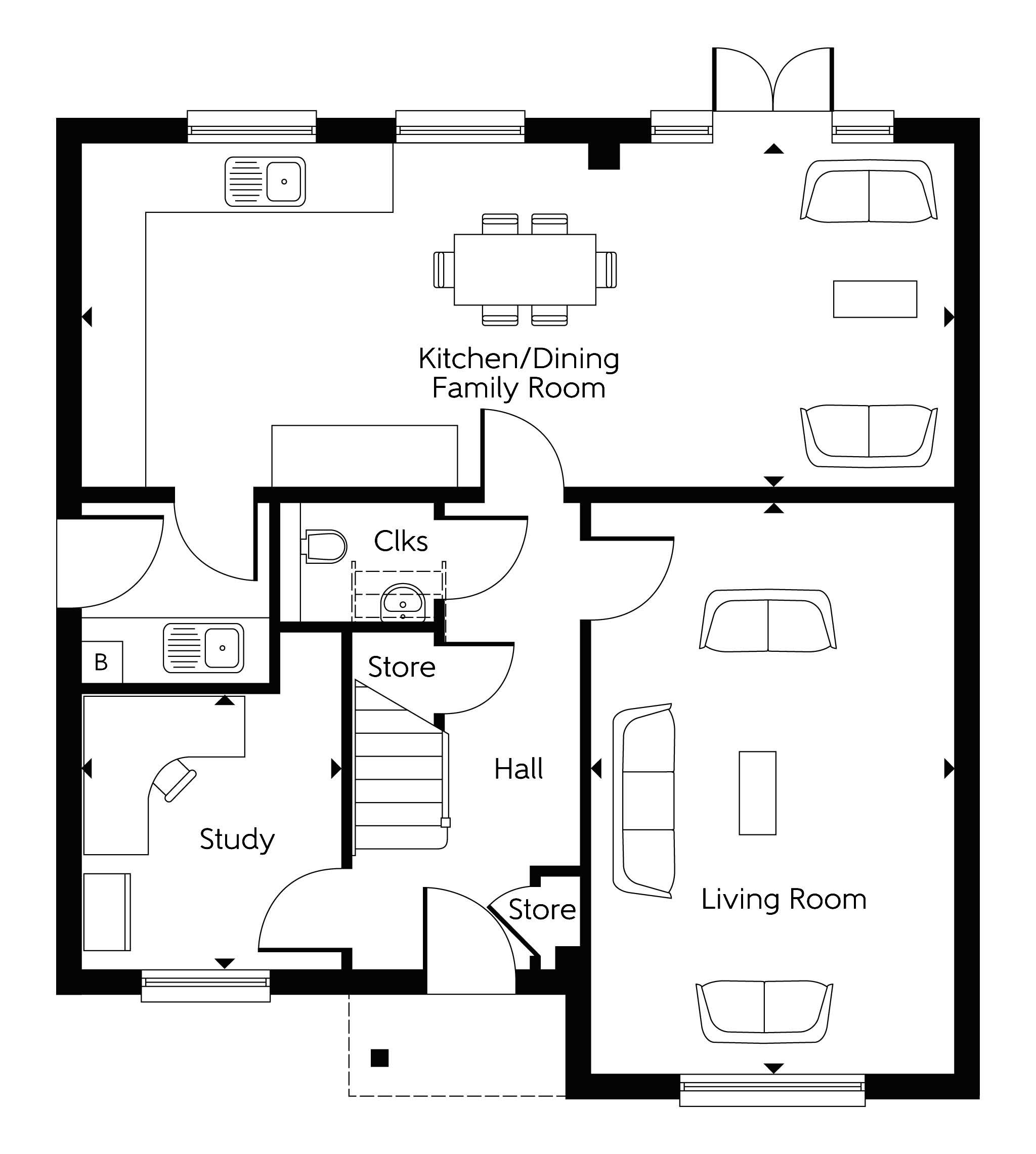 4 Bedrooms Detached house for sale in Badshot Lea Road, Farnham GU9