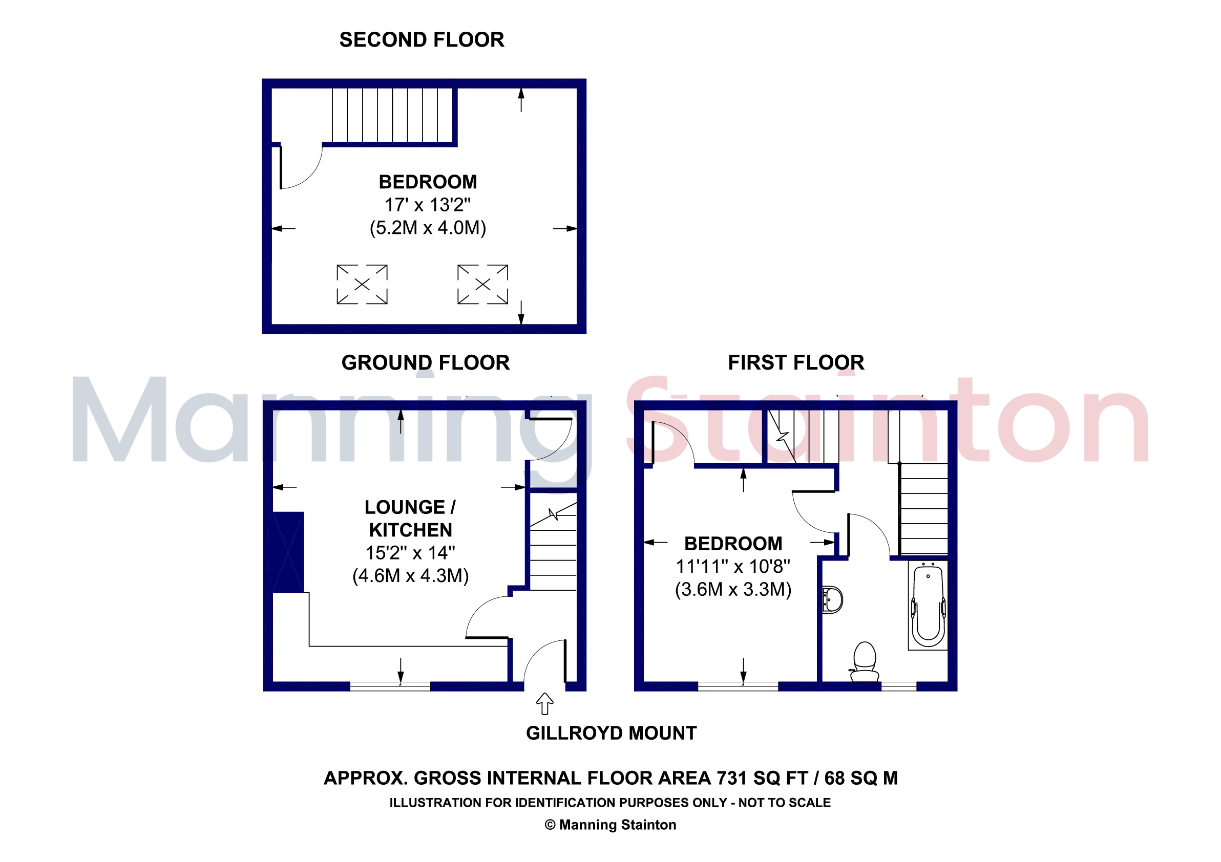 140, Gillroyd Mount, Morley floorplan