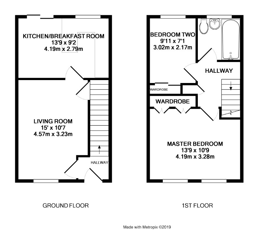 2 Bedrooms Semi-detached house to rent in Trefoil Close, Wokingham, Berkshire RG40